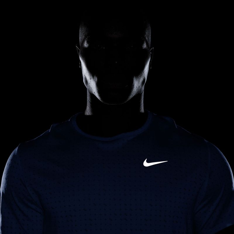 Koszulka do biegania męska Nike Miler Breathe royal pulse 4