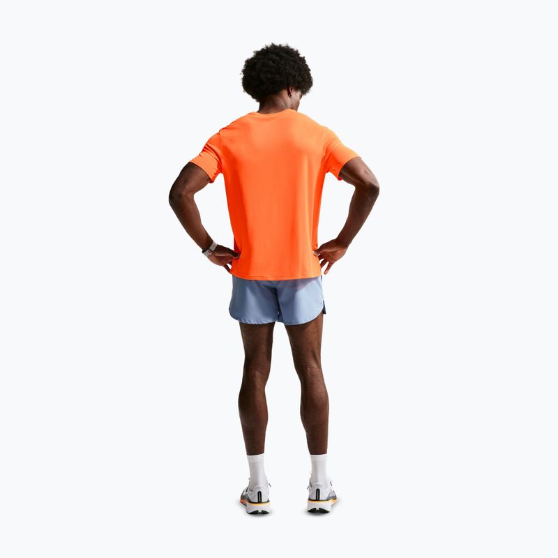 Koszulka do biegania męska Nike Miler Dri-Fit UV total orange 2