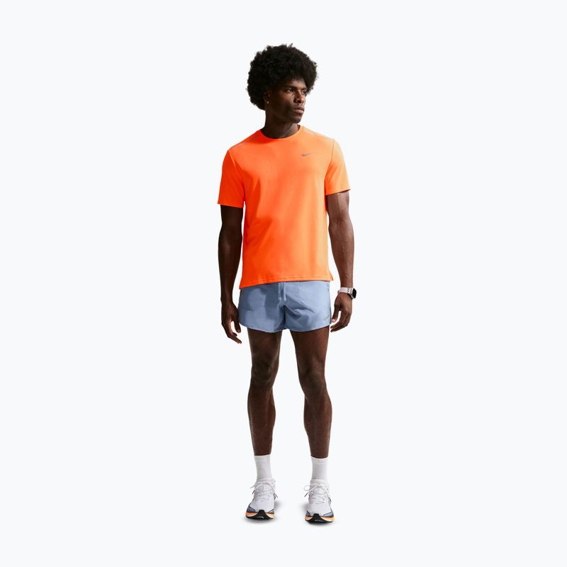 Koszulka do biegania męska Nike Miler Dri-Fit UV total orange 3