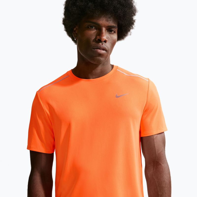 Koszulka do biegania męska Nike Miler Dri-Fit UV total orange 4