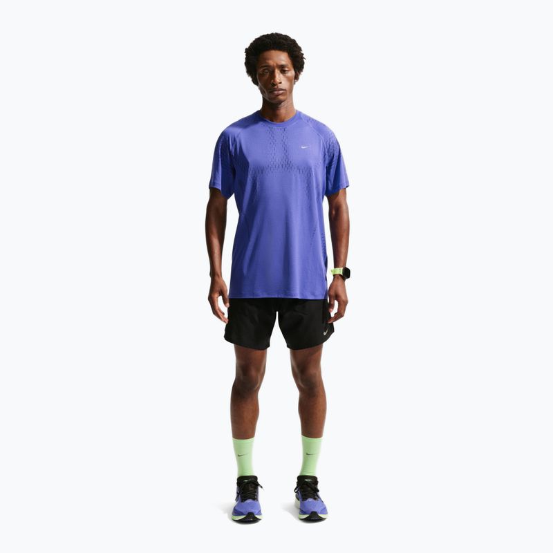 Koszulka do biegania męska Nike Stride Dri-Fit ADV lapis/deep royal blue 2
