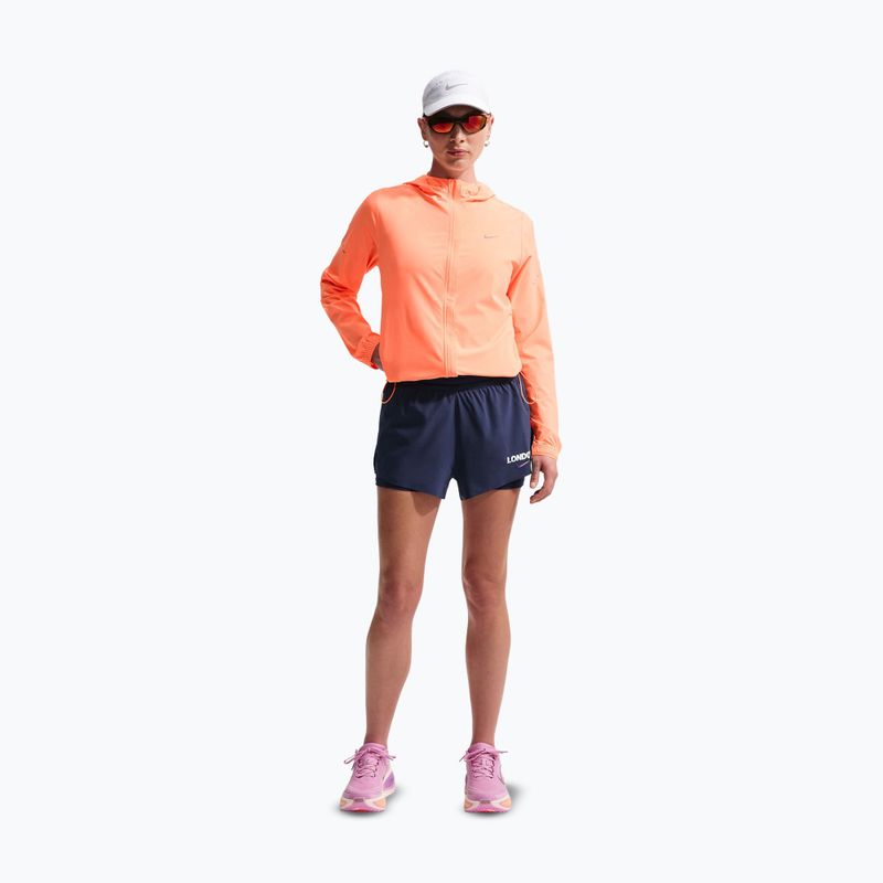 Kurtka do biegania damska Nike Swift Repel Packable orange pulse 2