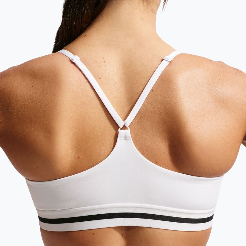 Biustonosz treningowy Nike Indy Light Support white/black 5