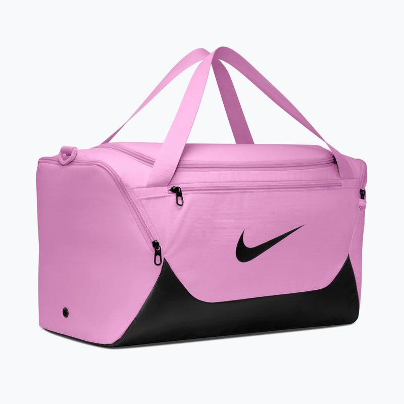 Torba treningowa Nike Brasilia Duffel Small 40 l light magenta/black/black 2