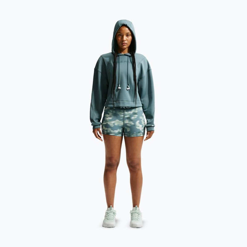 Bluza treningowa damska Nike Pro Therma-Fit Hoodie mineral slate/white 2