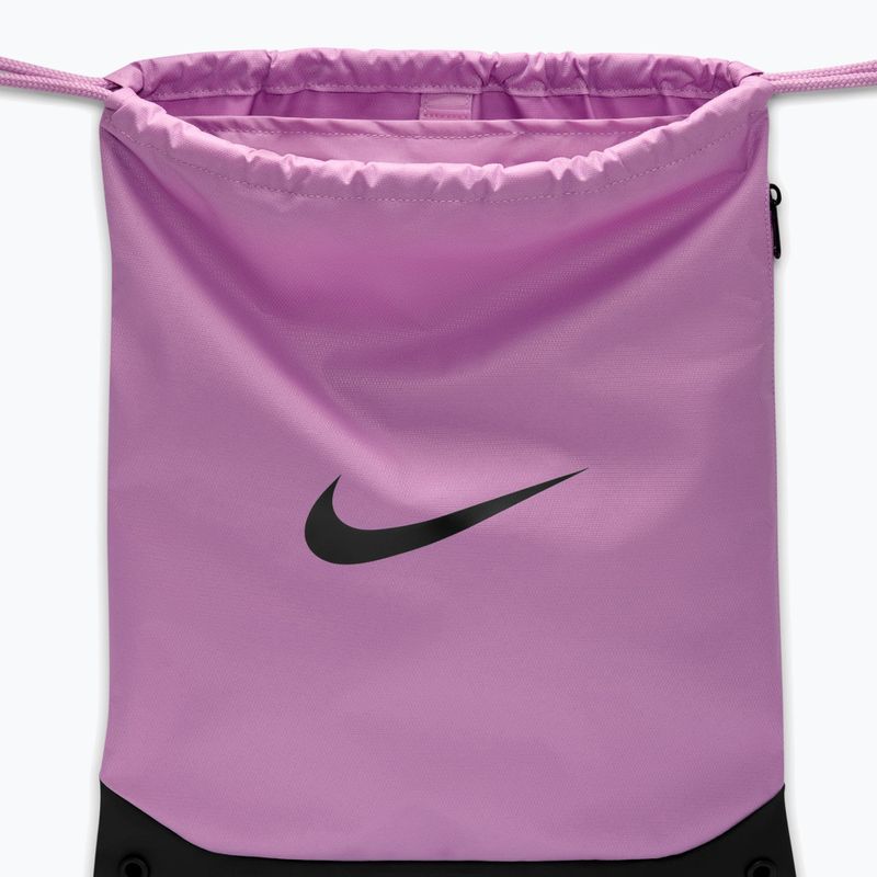 Worek Nike Brasilia 18 l light magenta/black/black 3