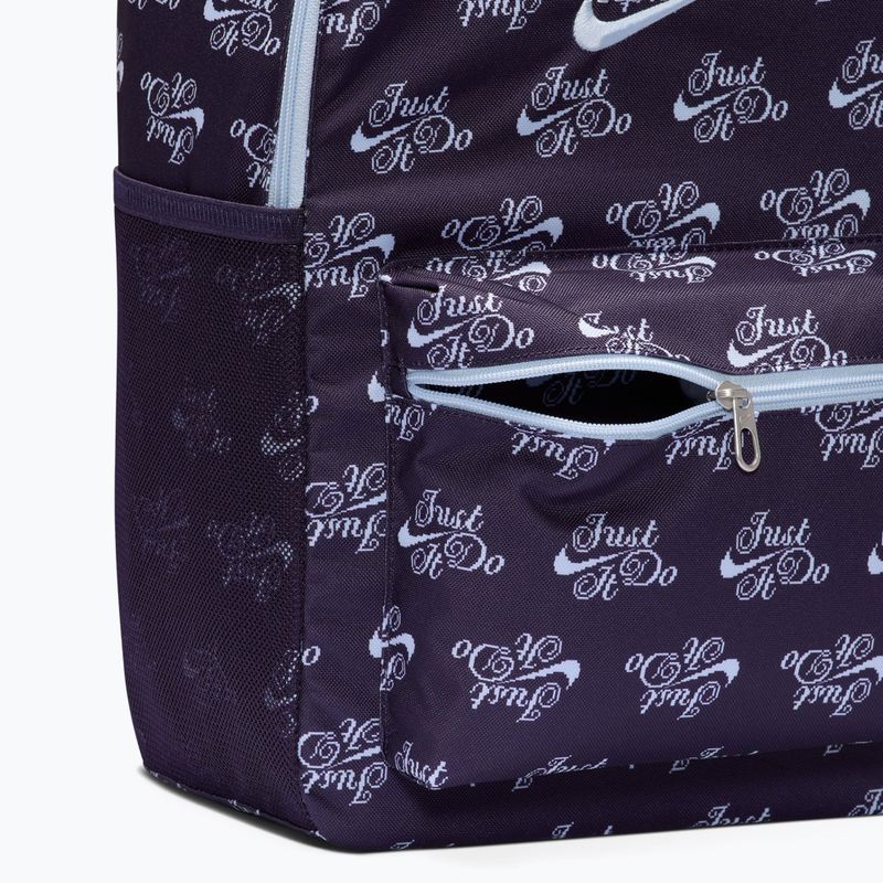 Plecak miejski Nike Heritage 23 l purple dynasty/hydrogen blue 5