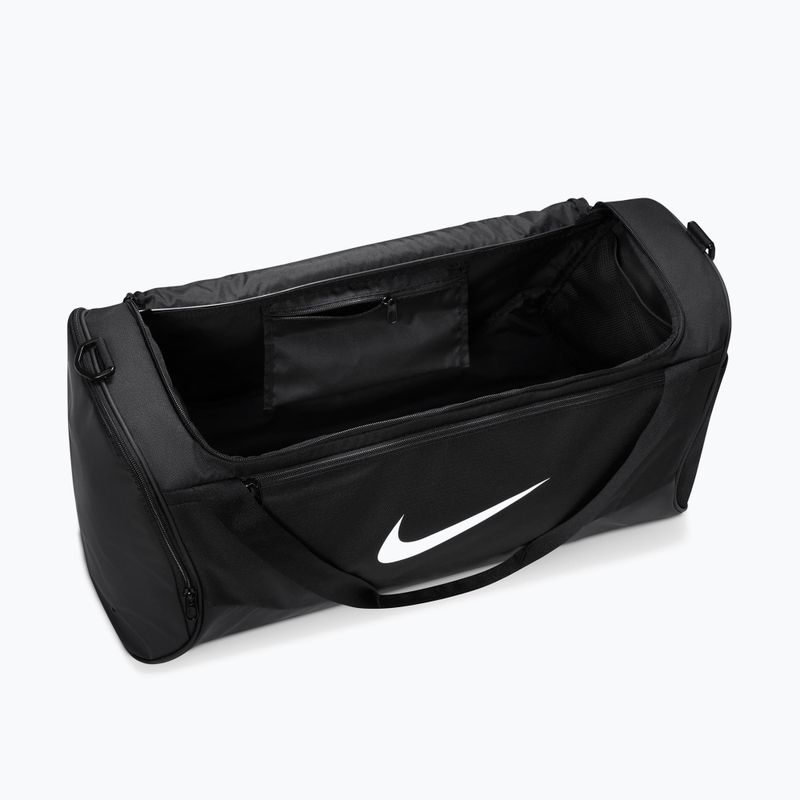 Torba treningowa Nike Brasilia Duffel Medium 60 l black/black/white 4