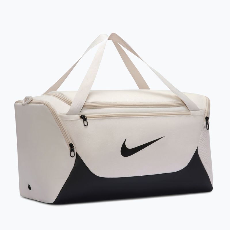 Torba treningowa Nike Brasilia Duffel Small 40 l light bone/black/black 2