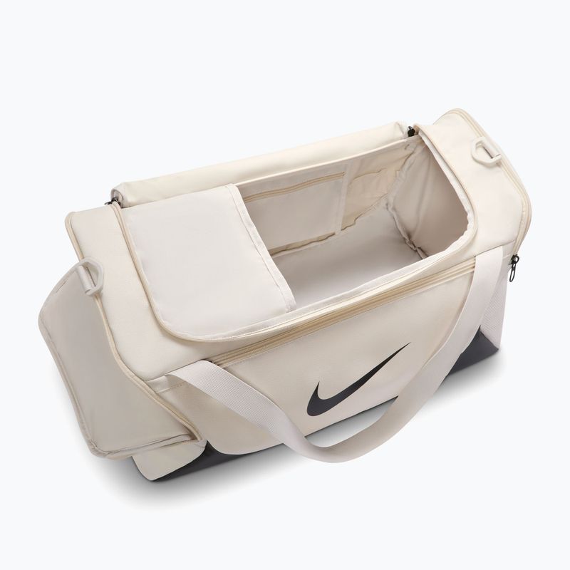 Torba treningowa Nike Brasilia Duffel Small 40 l light bone/black/black 5