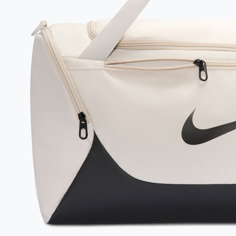 Torba treningowa Nike Brasilia Duffel Small 40 l light bone/black/black 6