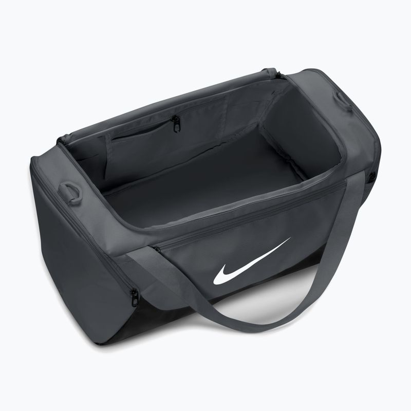 Torba treningowa Nike Brasilia Duffel Small 40 l smoke grey/black/white 5