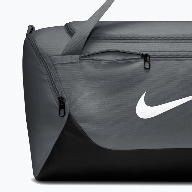 Torba treningowa Nike Brasilia Duffel Small 40 l smoke grey/black/white 6