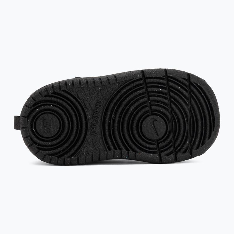Buty dziecięce Nike Court Borough Low Recraft black/black/white 4
