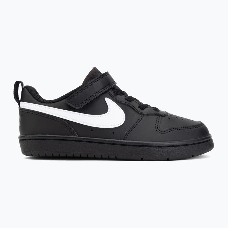 Buty dziecięce Nike Court Borough Low Recraft black/black/white 2