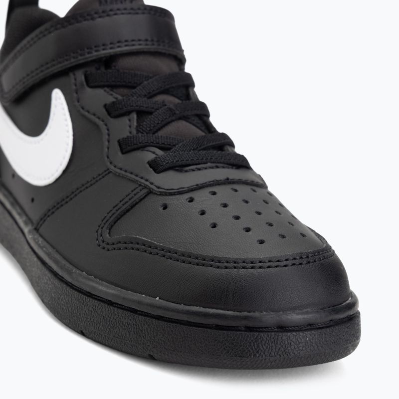 Buty dziecięce Nike Court Borough Low Recraft black/black/white 7