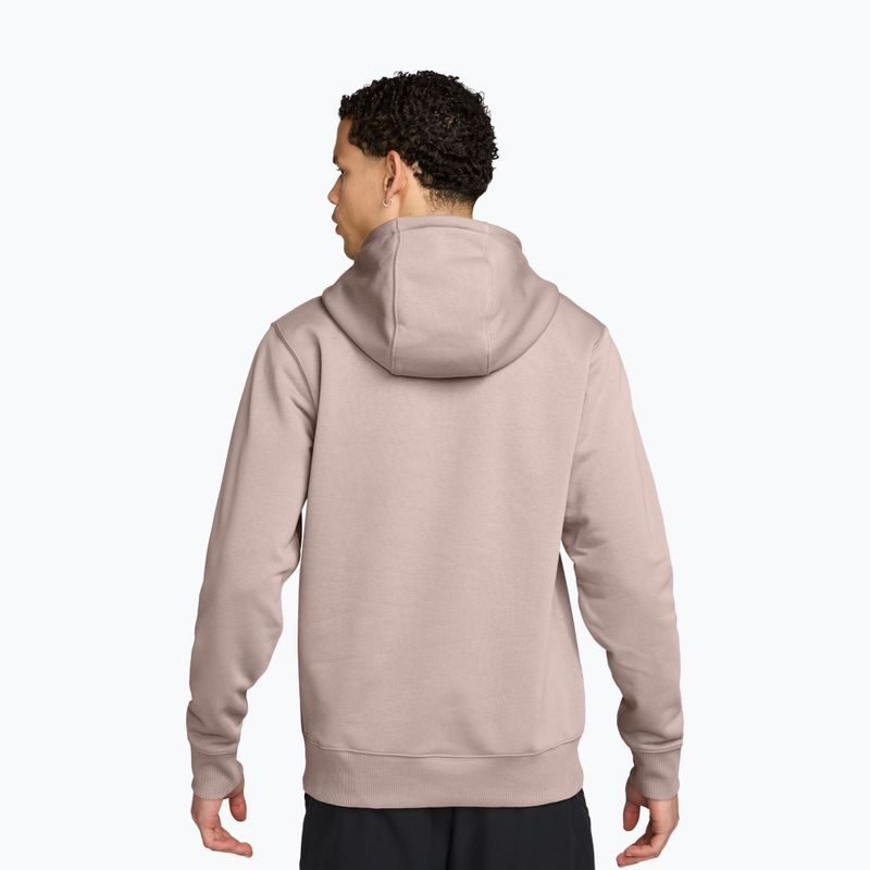 Bluza tenisowa męska Nike Court Dri-Fit Heritage French Terry Hoodie silt red 2