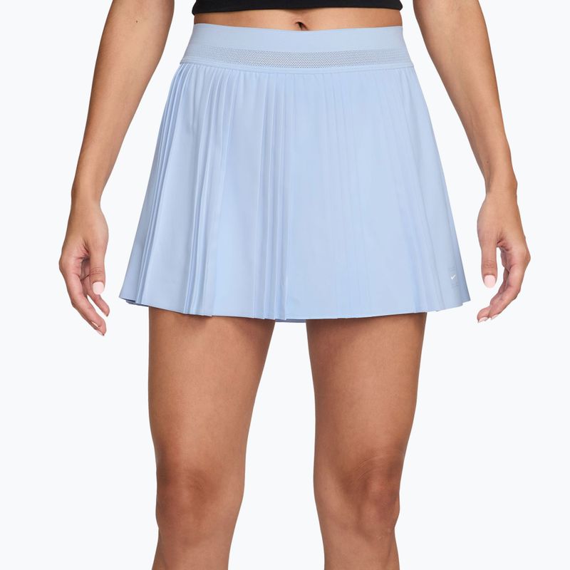 Spódnica tenisowa Nike Court Dri-Fit Advantage Pleated hydrogen blue/white