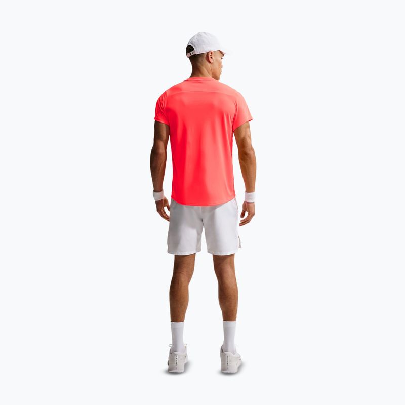 Koszulka tenisowa męska Nike Court Dri-Fit Victory hot lava/black 3