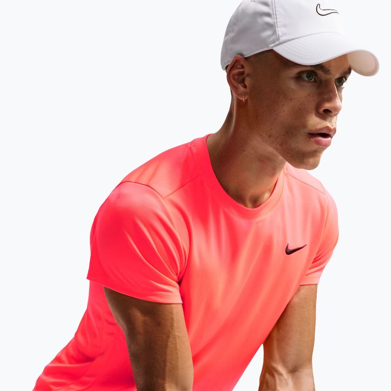 Koszulka tenisowa męska Nike Court Dri-Fit Victory hot lava/black 6