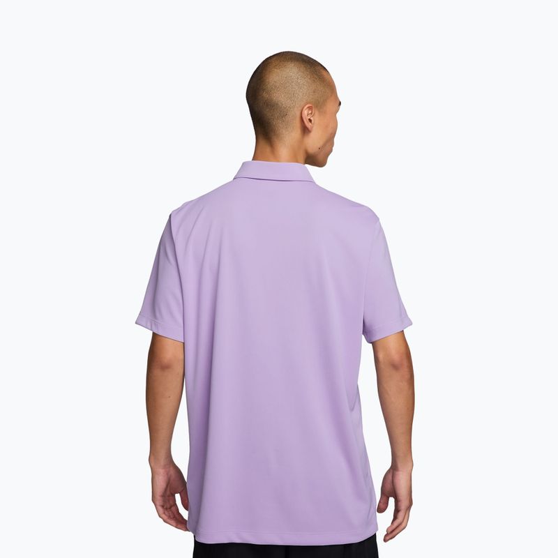Koszulka tenisowa męska Nike Court Dri-Fit Polo Solid violet mist/black 2