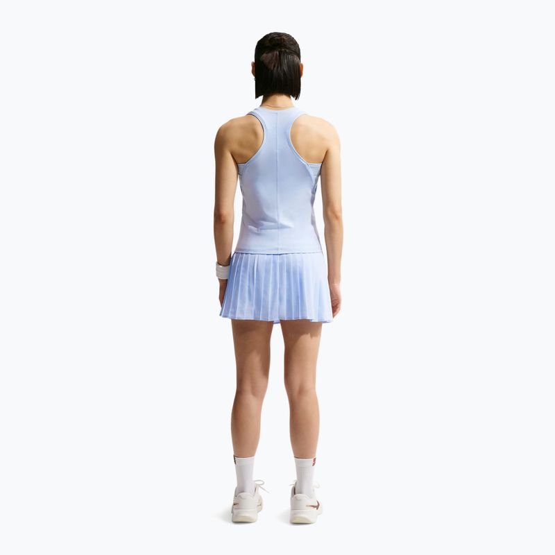 Spódnica tenisowa Nike Victory Dri-Fit High-Waisted Pleated hydrogen blue/hydrogen blue/white 3