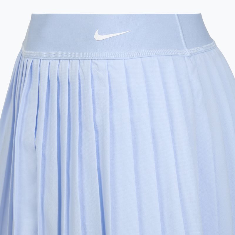 Spódnica tenisowa Nike Victory Dri-Fit High-Waisted Pleated hydrogen blue/hydrogen blue/white 11
