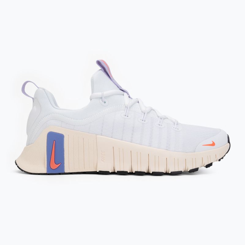Buty treningowe damskie Nike Free Metcon 6 white/violet mist/chalk/hot lava 2