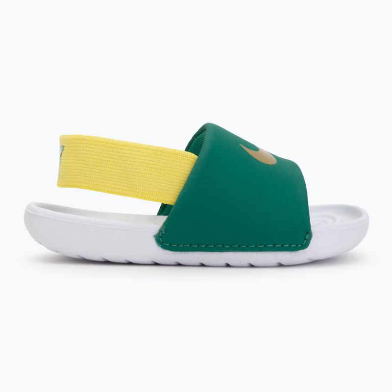Klapki dziecięce Nike Kawa malachite/sonic yellow 2