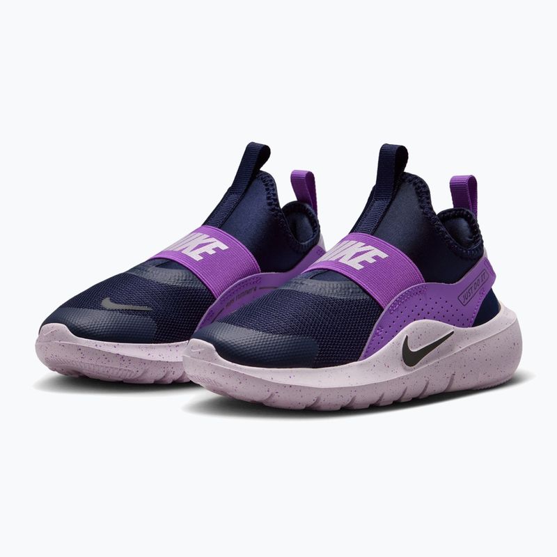 Buty dziecięce Nike Flex Runner 4 blackened blue/bright violet/black 3