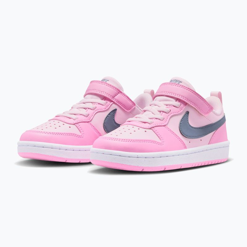 Buty dziecięce Nike Court Borough Low Recraft pink foam/pink rise/white/ashen slate 3