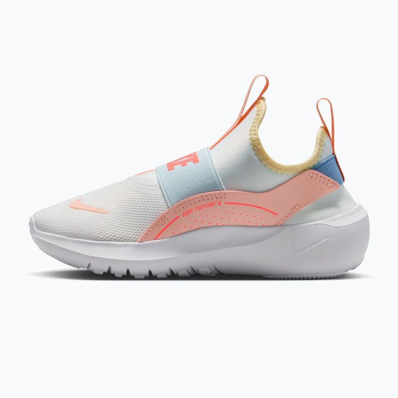 Buty dziecięce Nike Flex Runner 4 summit white/arctic orange/life lime 2