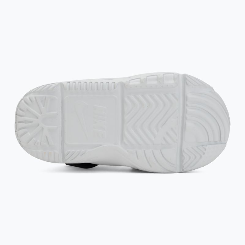 Buty dziecięce Nike Team Hustle D 12 white/black/clear emerald/topaz gold 4