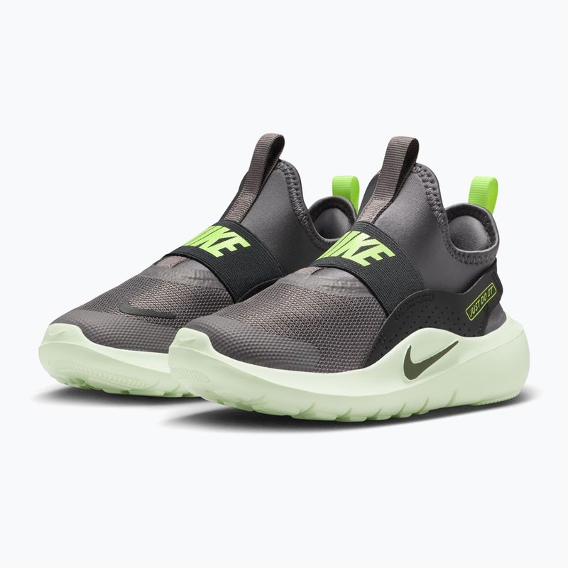 Buty dziecięce Nike Flex Runner 4 pencil point/black/volt ice/anthracite 3