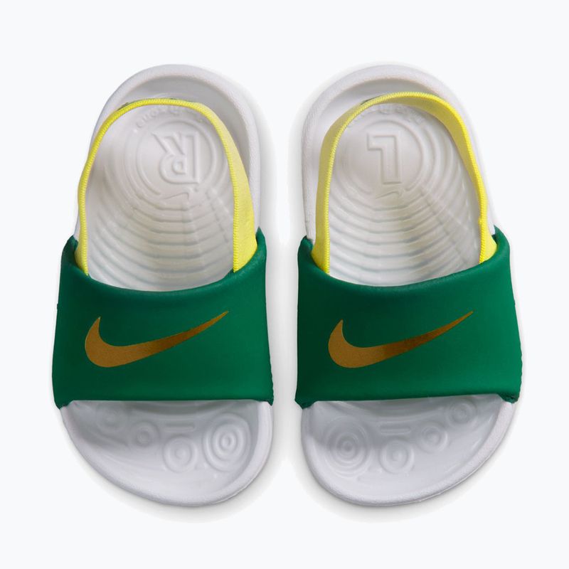 Klapki dziecięce Nike Kawa malachite/sonic yellow 5