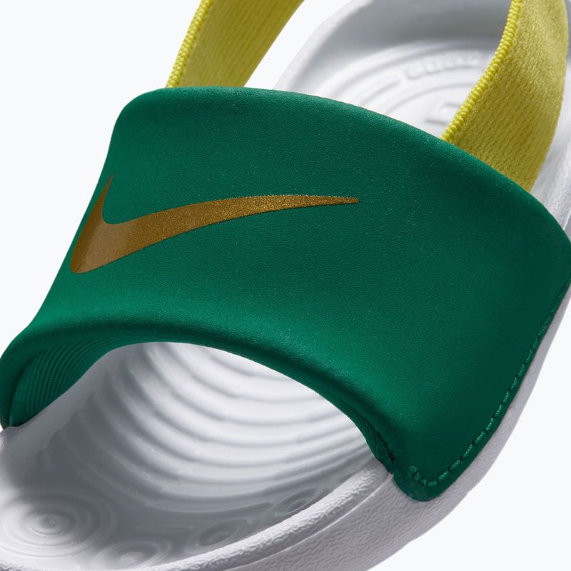 Klapki dziecięce Nike Kawa malachite/sonic yellow 7