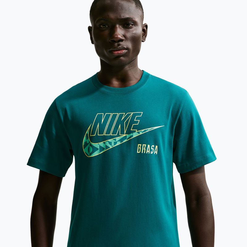 Koszulka piłkarska męska Nike Brazil Soccer geode teal 4