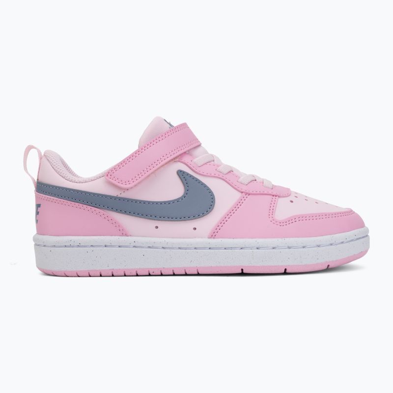 Buty dziecięce Nike Court Borough Low Recraft pink foam/pink rise/white/ashen slate 2