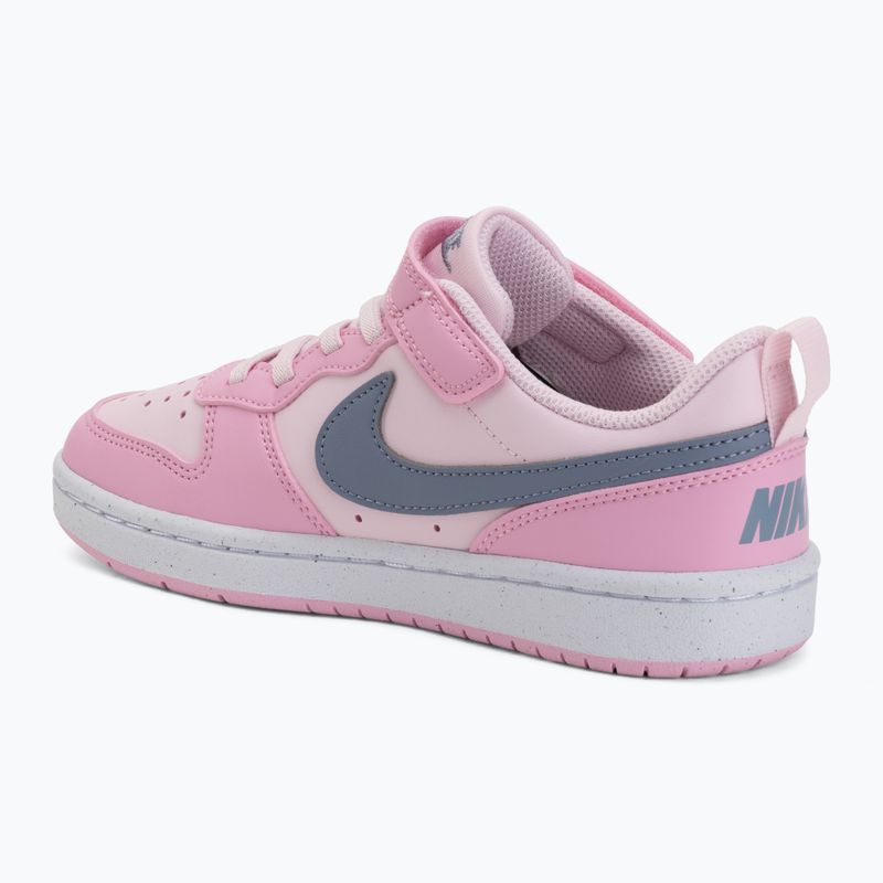 Buty dziecięce Nike Court Borough Low Recraft pink foam/pink rise/white/ashen slate 3