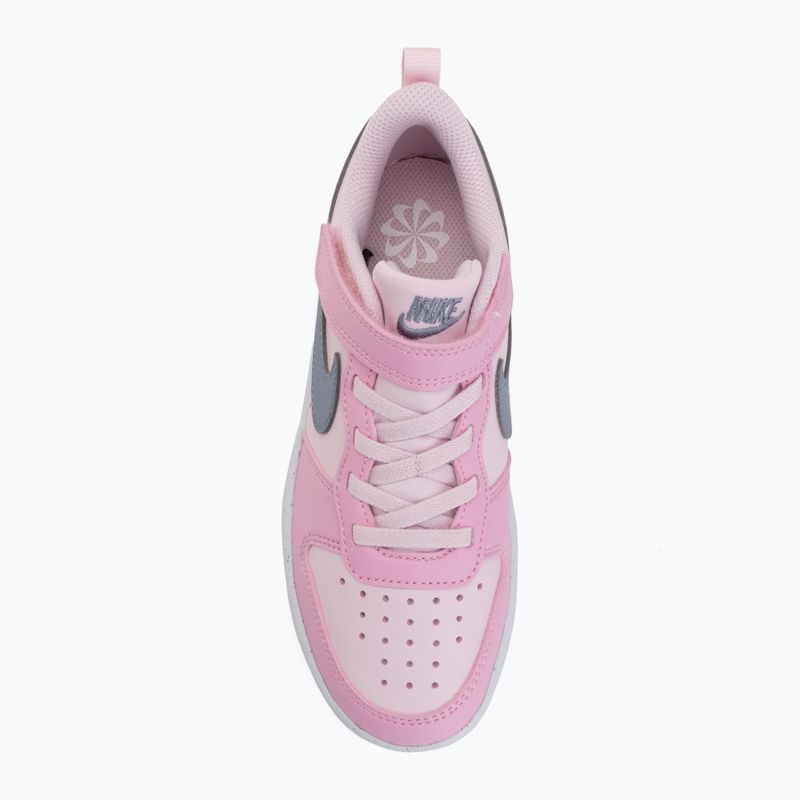 Buty dziecięce Nike Court Borough Low Recraft pink foam/pink rise/white/ashen slate 5