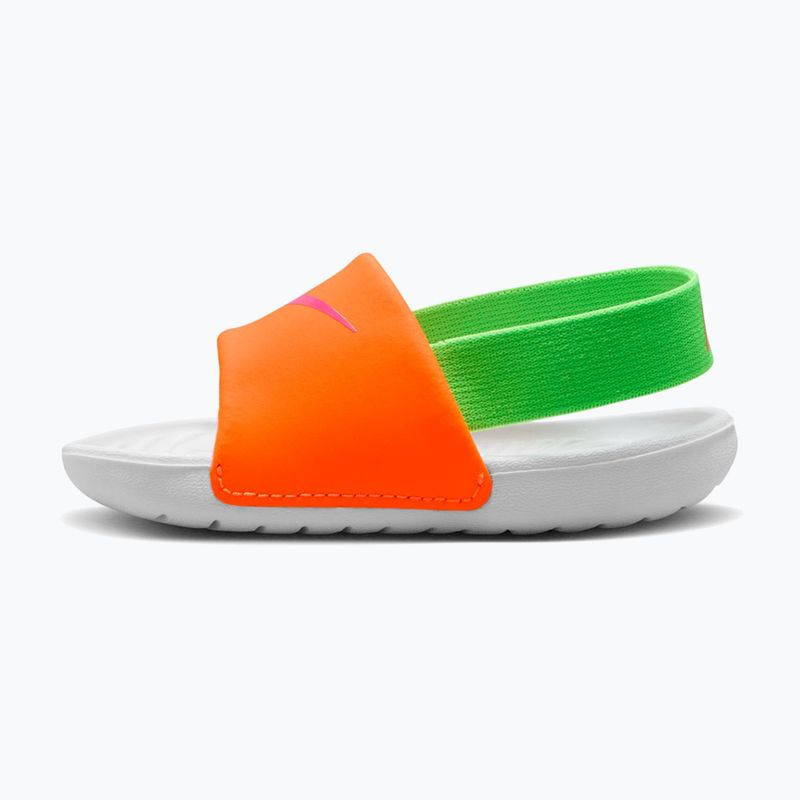 Klapki dziecięce Nike Kawa total orange/green strike 2