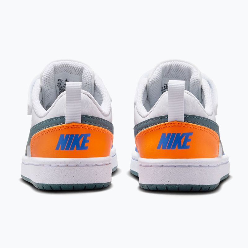 Buty dziecięce Nike Court Borough Low Recraft white/malachite/mineral slate 4