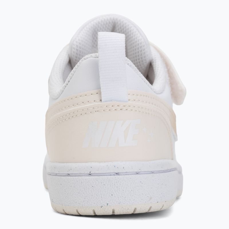 Buty dziecięce Nike Court Borough Low white/chalk/white/shimmer 6