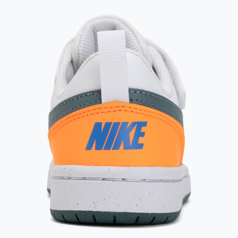 Buty dziecięce Nike Court Borough Low Recraft white/malachite/mineral slate 6