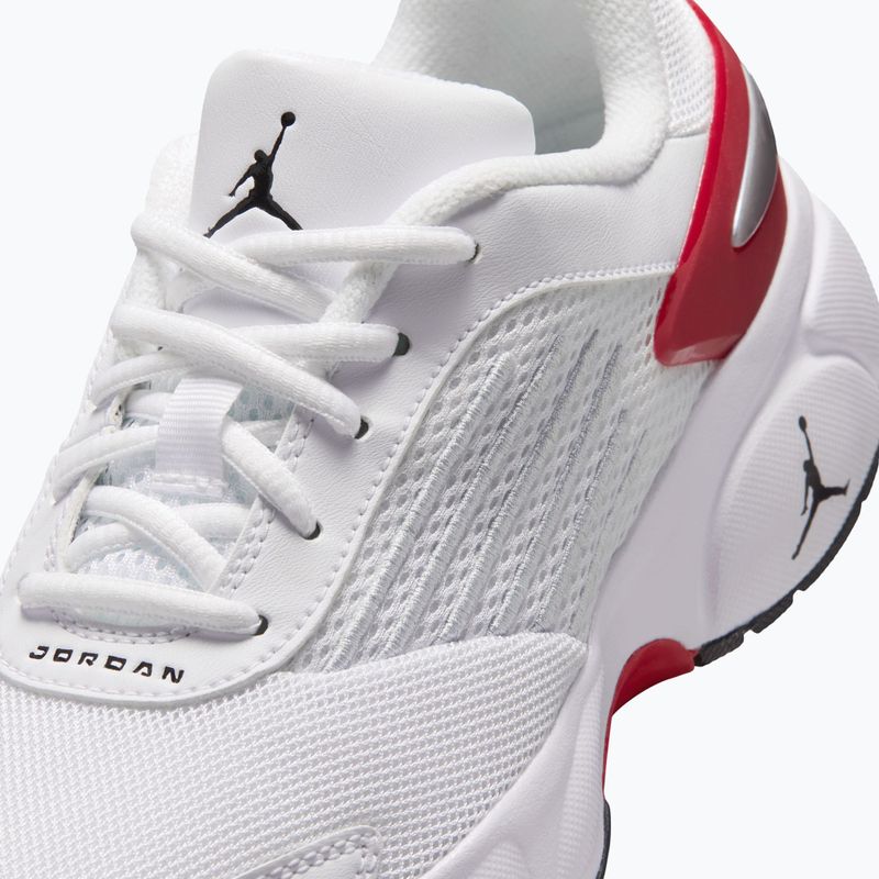 Buty dziecięce Nike Jordan Trunner Flow white/gym red/metallic silver/black 2