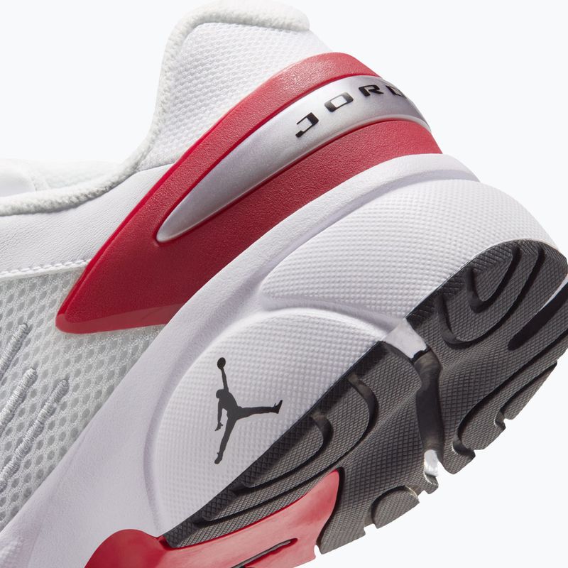 Buty dziecięce Nike Jordan Trunner Flow white/gym red/metallic silver/black 3