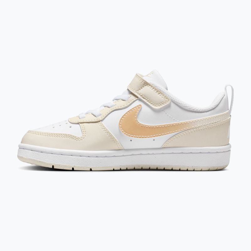 Buty dziecięce Nike Court Borough Low white/chalk/white/shimmer 2