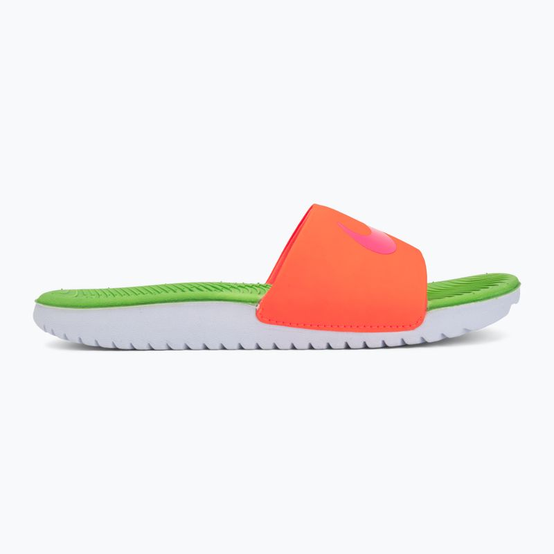 Klapki Nike Kawa total orange/green strike/hyper pink 2