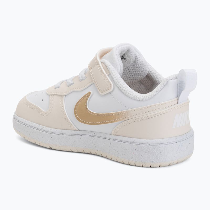 Buty dziecięce Nike Court Borough Low white/chalk/white 3