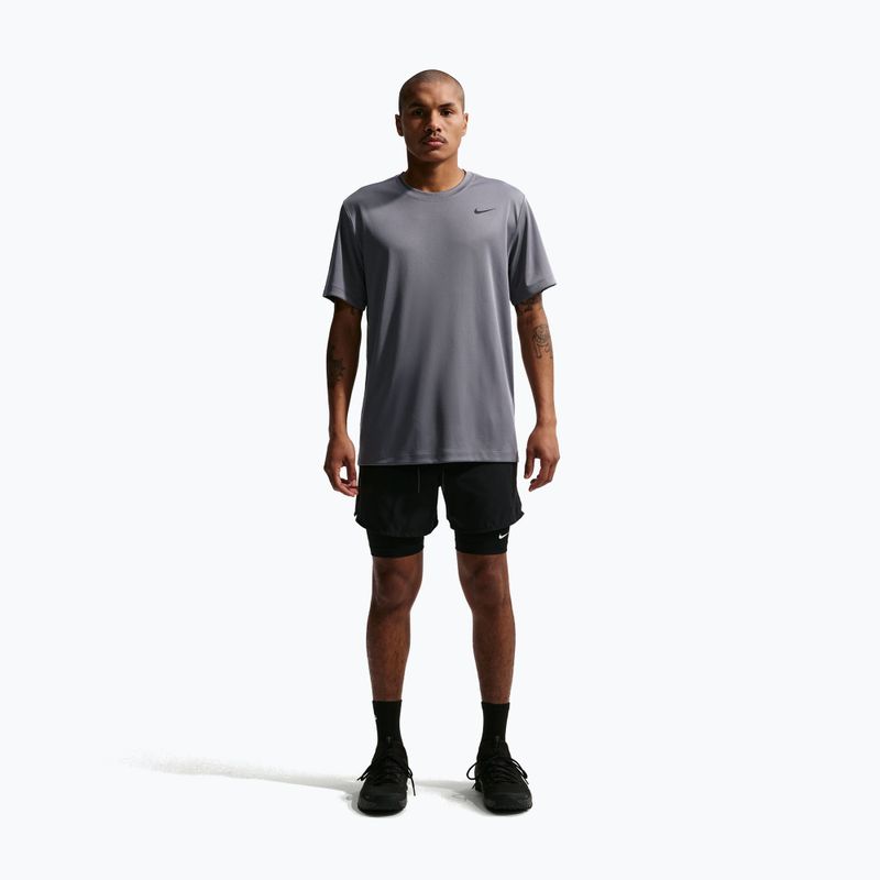 Koszulka treningowa męska Nike Dri-FIT Training T-Shirt smoke grey/black 2